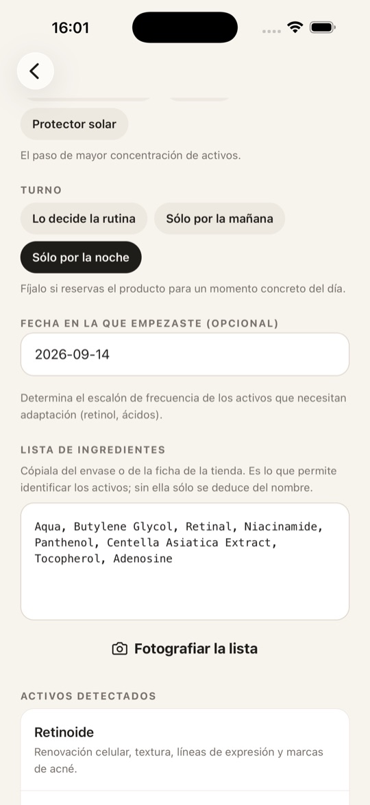 Cuídate: pantalla 3